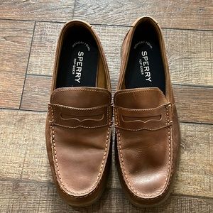Mens Sperry Leather loafer 10 Wide